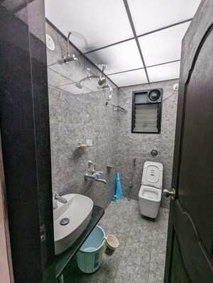 Bathroom in 2 BHK Apartment at Om Shiv Srushti, Pashan – for Rent