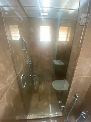 Bathroom in 1 BHK Apartment at Tilak Nagar Building, Tilak Nagar – for Rent