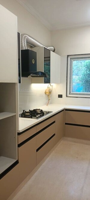 Kitchen in 3 BHK Builder Floor at Shivalik Colony – for Rent