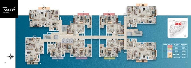 Master Plan, prestige-somerville 3 Bedroom 1818 Sq.Ft. Apartment In Whitefield Bangalore 10607854