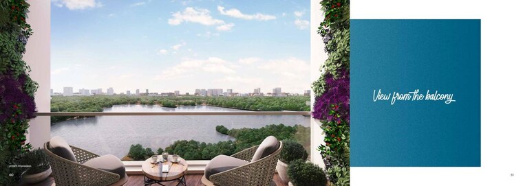 Balcony, prestige-somerville 3 Bedroom 1818 Sq.Ft. Apartment In Whitefield Bangalore 10607854