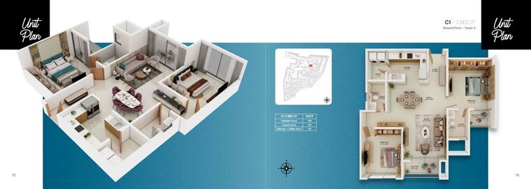 undefined, prestige-somerville 3 Bedroom 1818 Sq.Ft. Apartment In Whitefield Bangalore 10607854