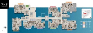 Master Plan in 3 BHK Apartment at Prestige Somerville, Whitefield – for Sale
