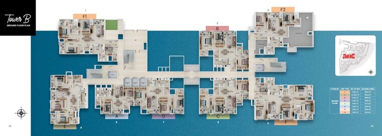 Master Plan, prestige-somerville 3 Bedroom 1818 Sq.Ft. Apartment In Whitefield Bangalore 10607854