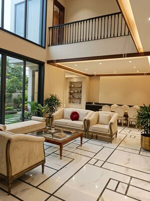Living Room in 6 BHK Independent House at Vaishali Nagar – for Sale