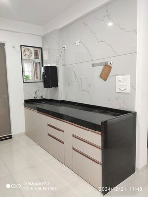 Kitchen in 1 BHK Apartment at Futuristic Millefiori, Wakad – for Sale