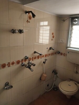 Bathroom in 1 BHK Villa at Kurla Kamgar CHS, Kurla – for Rent