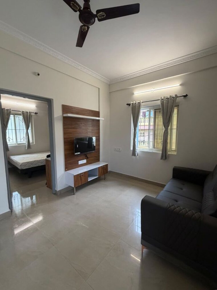 Living Room, eden-park-at-the-prestige-city 1 Bedroom 600 Sq.Ft. Builder Floor In Sarjapur Road Bangalore 10607926
