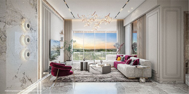 Living Room, godrej-horizon-wadala 2 Bedroom 689 Sq.Ft. Apartment In Wadala Mumbai 10607968