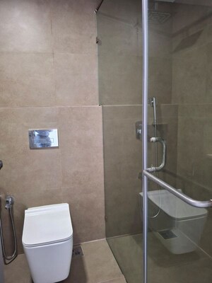 Bathroom in 4 BHK Apartment at Joy Legend, Khar West – for Rent