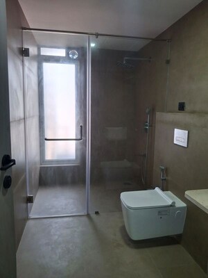 Bathroom in 4 BHK Apartment at Joy Legend, Khar West – for Rent