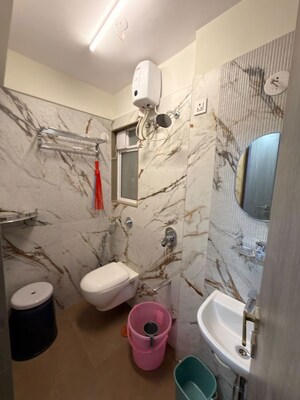 Bathroom in 2 BHK Apartment at Marathon Monte South, Byculla West – for Rent