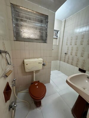 Bathroom in 2.5 BHK Apartment at Calvary Apartment, Khar West – for Rent