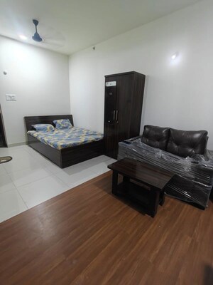 Living Room in Studio Apartment at Purva Silversands, Mundhwa – for Rent