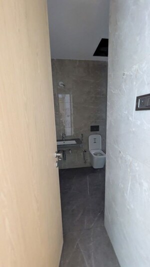 Bathroom in 3 BHK Apartment at Adani Ten BKC, Bandra East – for Rent