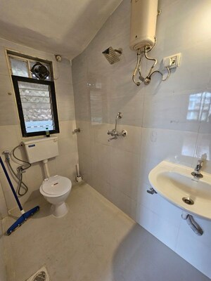Bathroom in 2 BHK Apartment at Blue Bird, Pali Hill – for Rent