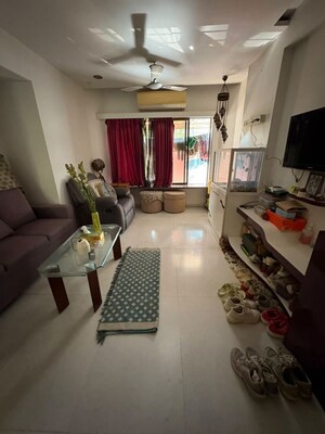 Living Room in 2 BHK Apartment at Milton Apartment, Juhu – for Sale