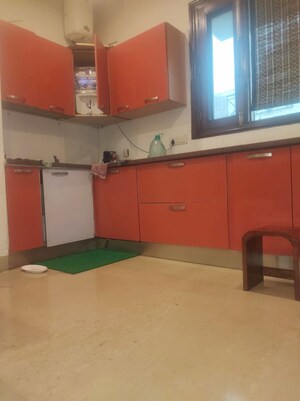 Kitchen in 4 BHK Builder Floor at New Friends Colony – for Rent