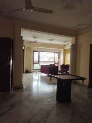 Living Room in 4 BHK Builder Floor at East Of Kailash – for Sale