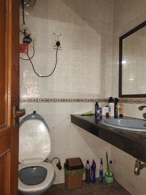 Bathroom in 4 BHK Builder Floor at East Of Kailash – for Sale