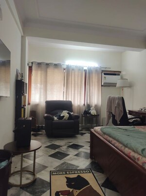 Living Room in 4 BHK Builder Floor at East Of Kailash – for Sale
