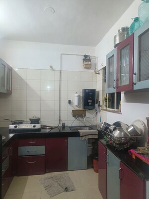 Kitchen in 2 BHK Apartment at Manav Silver Skyscapes, Wakad – for Rent