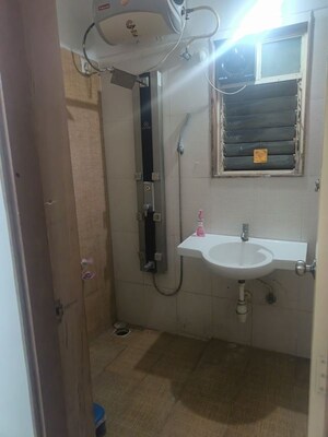 Bathroom in 2 BHK Apartment at Manav Silver Skyscapes, Wakad – for Rent