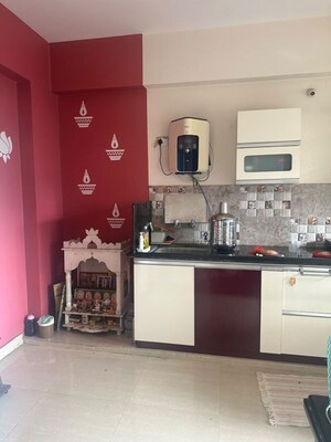 Kitchen in 2 BHK Apartment at Nine Nines Swara Apartment, Kondapur – for Rent