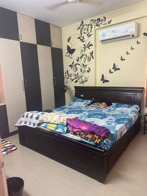 Bedroom in 2 BHK Apartment at Nine Nines Swara Apartment, Kondapur – for Rent