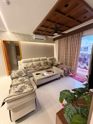 Living Room in 4 BHK Apartment at Koncept Ambience The Botanika Empress, Gachibowli – for Sale