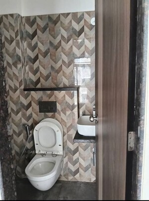 Bathroom in 1 BHK Apartment at Onkar CHS, Goregaon East – for Rent