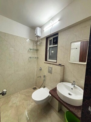 Bathroom in 1 BHK Apartment at Tapovan Apartment Malad East, Malad East – for Rent