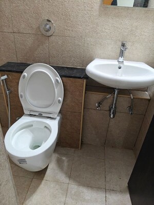 Bathroom in 1 RK Apartment at Purva Silversands, Mundhwa – for Rent