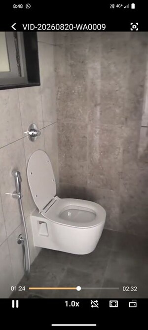 Bathroom in 2 BHK Apartment at Vilas Javdekar Yashwin Enchante, Kharadi – for Rent