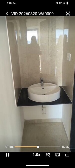 Bathroom in 2 BHK Apartment at Vilas Javdekar Yashwin Enchante, Kharadi – for Rent