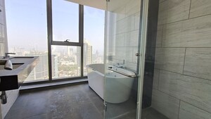 Bathroom in 5 BHK Apartment at Rustomjee Crown, Prabhadevi – for Rent