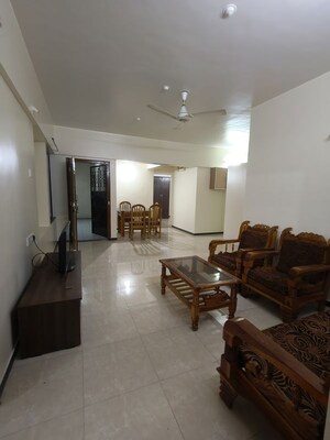 Living Room in 3 BHK Apartment at Vasudha Sai Simran, Aundh – for Rent