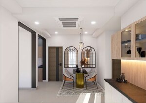 Living Room in 3 BHK Apartment at Sumadhura The Olympus, Nanakramguda – for Rent