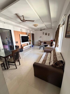 Living Room in 3 BHK Apartment at Piramal Vaikunth, Balkum Pada – for Sale