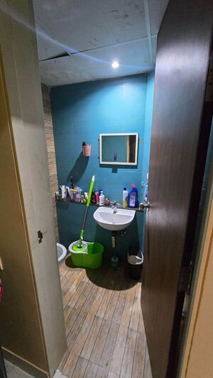Bathroom in 1 BHK Apartment at Lodha Crown Quality Homes, Majiwada – for Rent