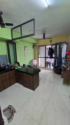 Living Room in 1 BHK Apartment at Lodha Crown Quality Homes, Majiwada – for Rent