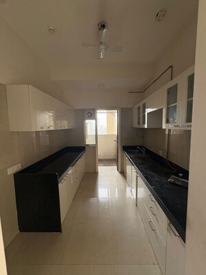 Kitchen in 3 BHK Apartment at LnT Realty Crescent Bay, Parel – for Rent