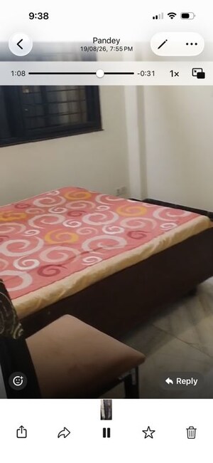 Bedroom in 1 BHK Apartment at Hiranandani Estate, Ghodbunder Road – for Rent