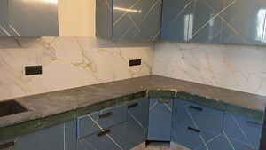 Kitchen in 3 BHK Builder Floor at Ansal Sushant Residency, Sushant Lok Iii – for Sale