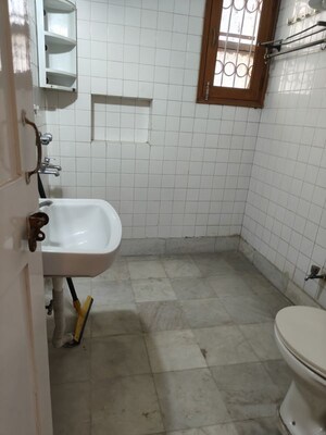 Bathroom in 2 BHK Apartment at Vasant Kunj – for Rent
