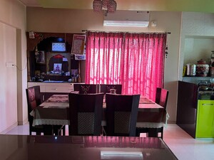 Dining area in 3 BHK Apartment at Urit Nagar – for Rent