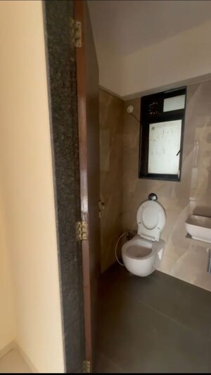 Bathroom in 3 BHK Apartment at Chandak Stella, Goregaon West – for Rent