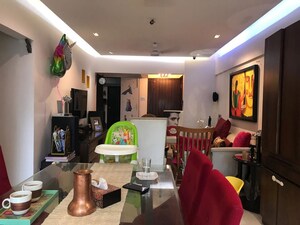 Living Room in 3 BHK Apartment at Royal Classic Co Op Society, Andheri West – for Rent