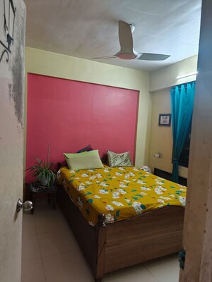 Bedroom in 1 BHK Apartment at Prakruti Park, Brahmand – for Rent