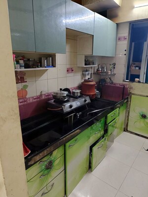 Kitchen in 1 BHK Apartment at Prakruti Park, Brahmand – for Rent